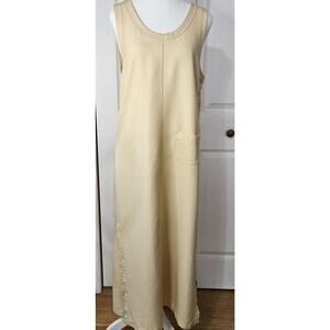 Vintage Directives Size Small Sleeveless 100% Lyocell Midi Jumper Teacher Preppy